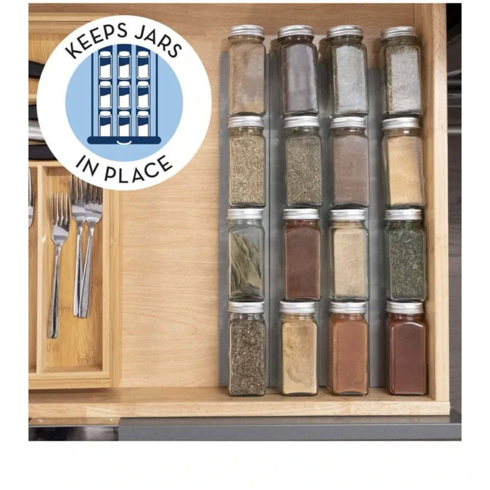 Banveno BLUE Drawer Liner Cut To Fit With Tape Measure Included